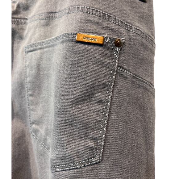 Chico's Womens Size 3 US XL 16 Lifting Slim-Leg Jeans Short Length Stingray NWT - Picture 8 of 14